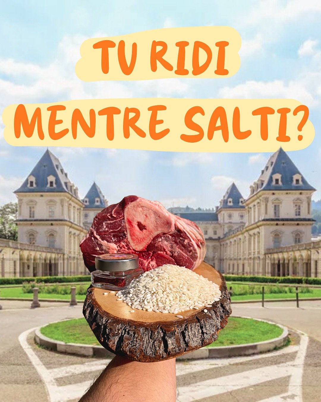 delivery senza glutine torino tu ridi mentre salti riso allo zafferano al salto con ragù di ossobuco