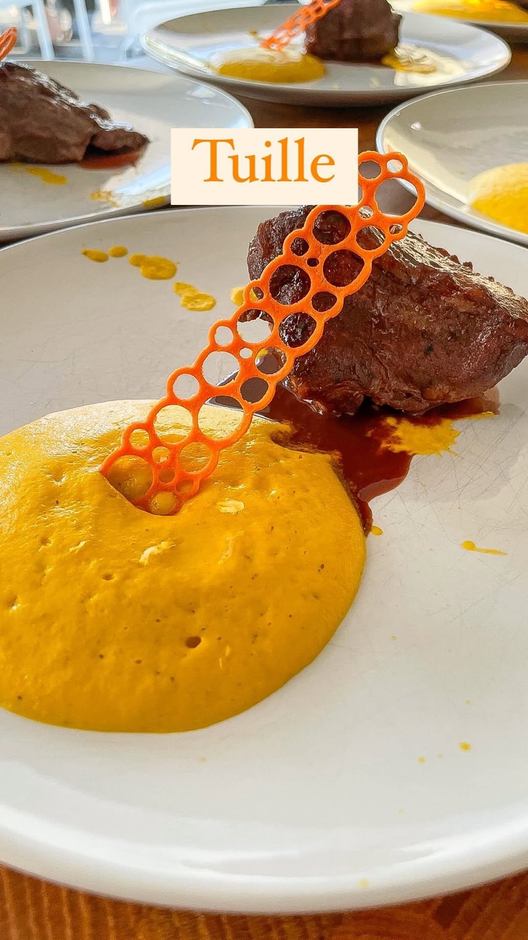 La tuille, una decorazione semplice da preparare alla curcuma per rendere speciali i tuoi piatti come al ristorante