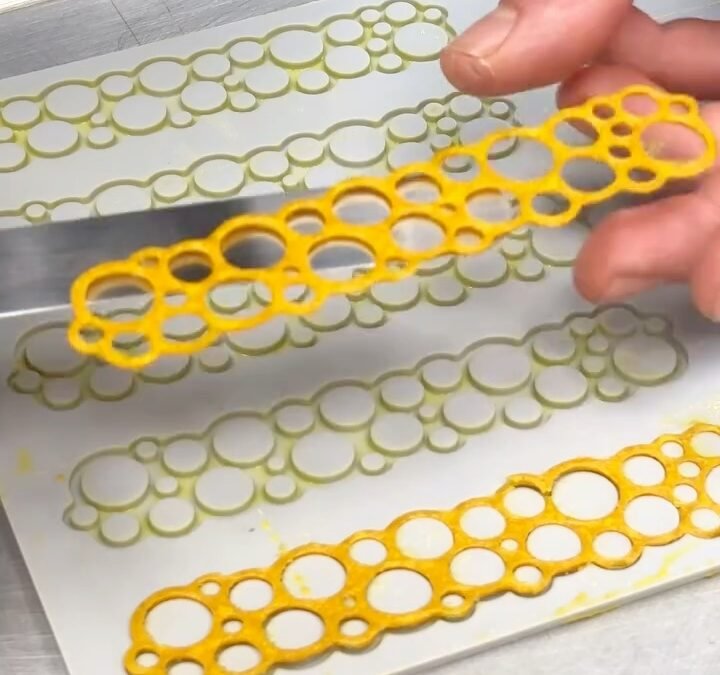 La tuille, una decorazione per i miei piatti gourmet alle cene a domicilio e catering