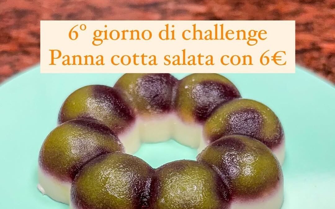 Ricetta gourmet dello chef a domicilio panna cotta salata con taleggio e mirtilli