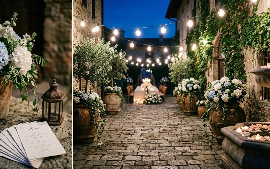Catering matrimonio in ville e dimore storiche in Piemonte