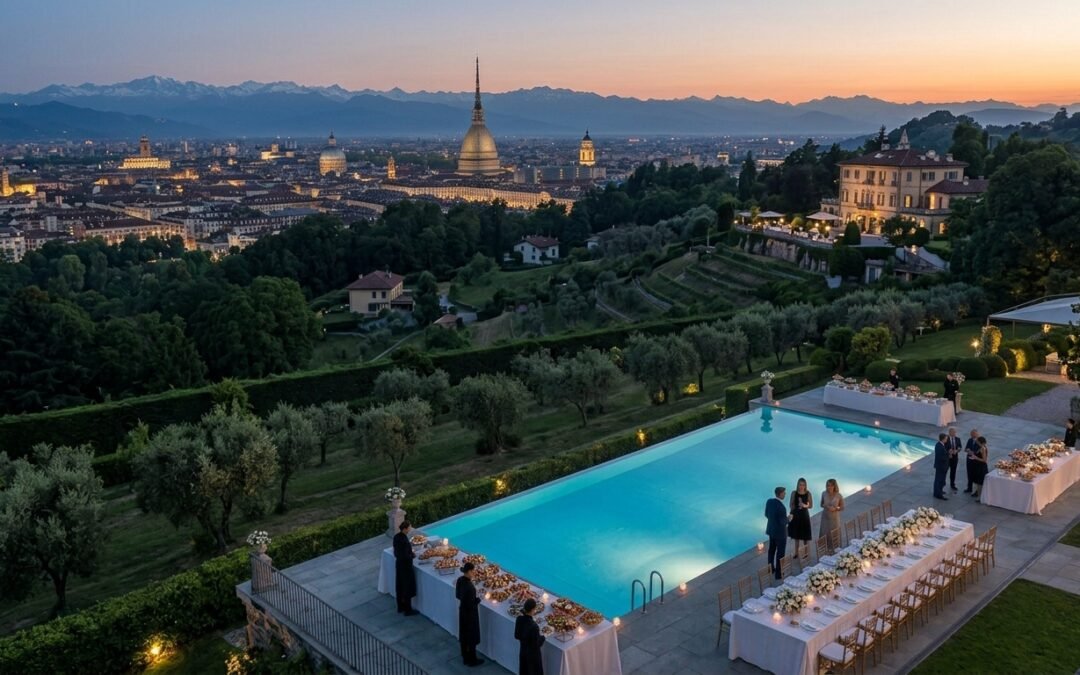 catering aziendale di lusso a Torino e Milano
